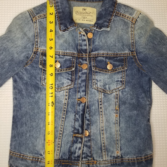 ZARA Denim Jean Jacket NWOT - Picture 3 of 6